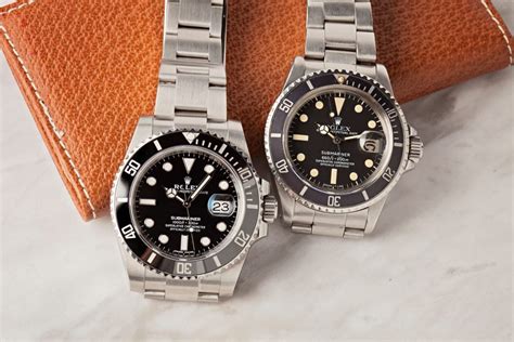 old rolex submariner vs new|5 vs 6 digit submariner.